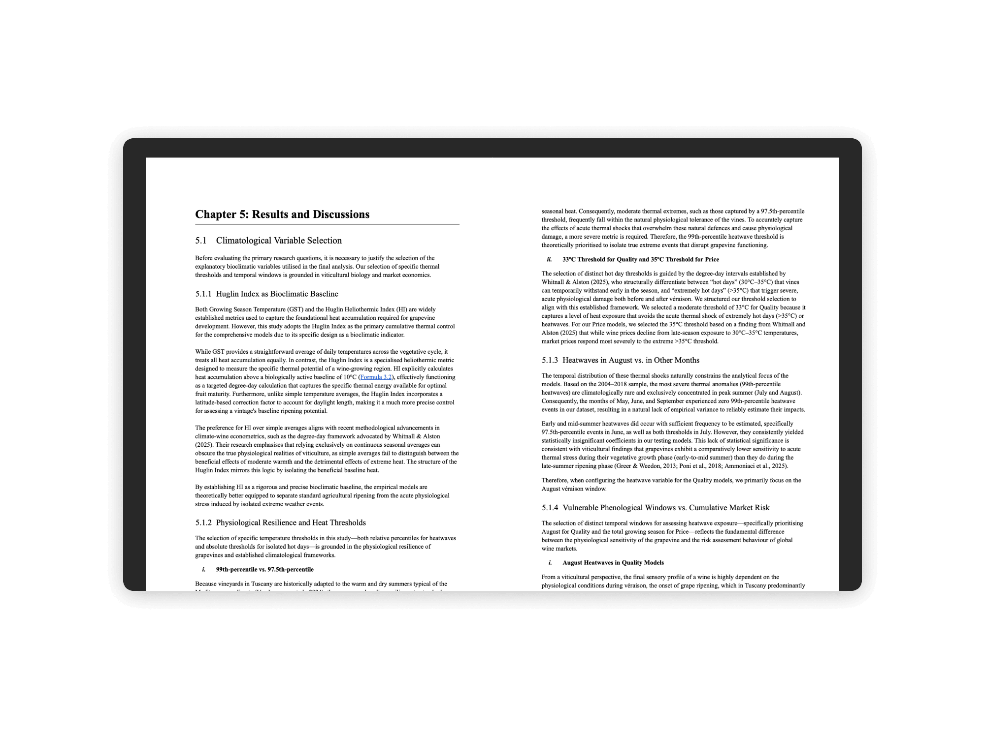 Tuscan wine viticulture climate econometrics and hedonic pricing map