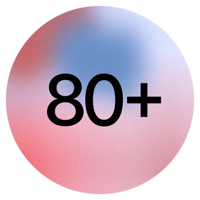 80+ Projects Launched