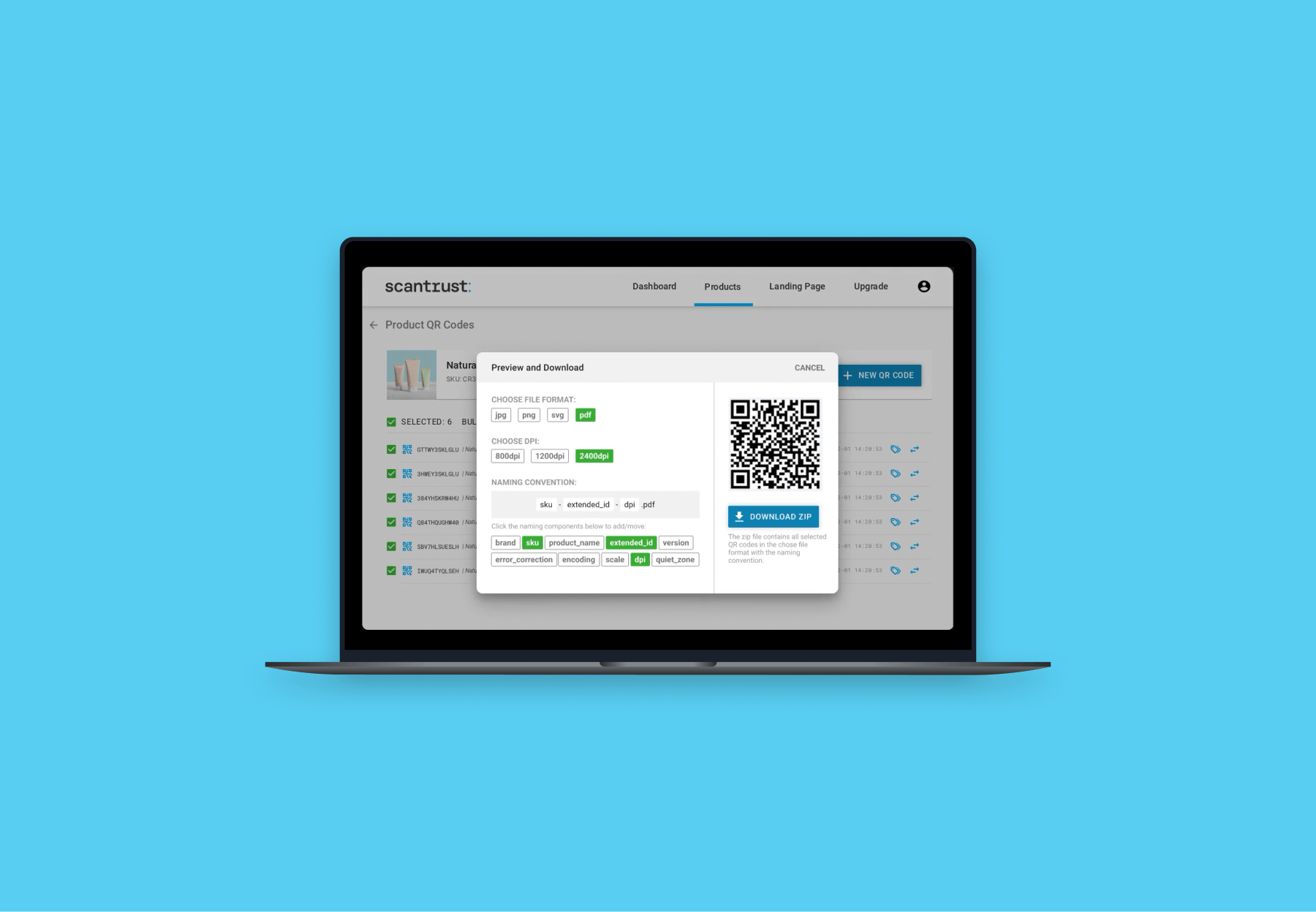 Enterprise QR Code Generator
